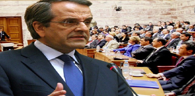 Αντ. Σαμαράς: «Το δίλημμα είναι εντός ή εκτός Ευρώπης»